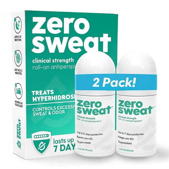 ZeroSweat Antiperspirant for Excessive Sweating and Hyperhidrosis - Original
