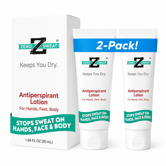 ZeroSweat Antiperspirant Lotion for Excessive Sweating
