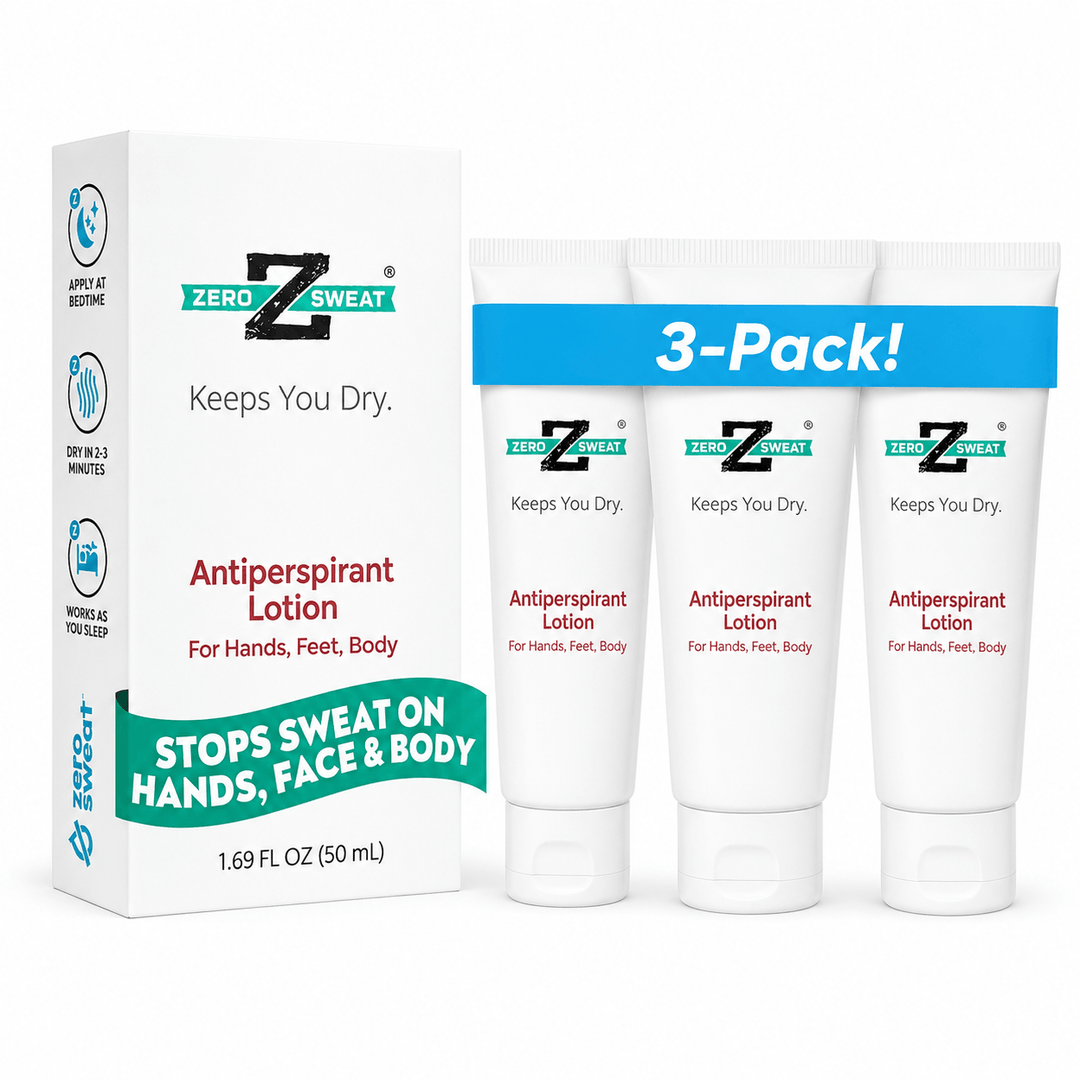 ZeroSweat Antiperspirant Lotion for Excessive Sweating