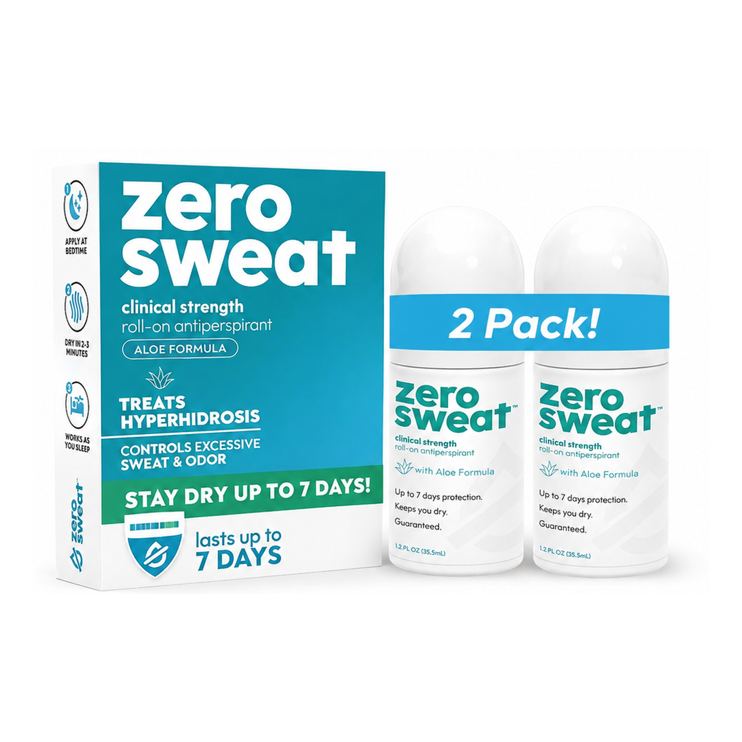 ZeroSweat Clinical Strength Antiperspirant for Sensitive Skin - Aloe Formula