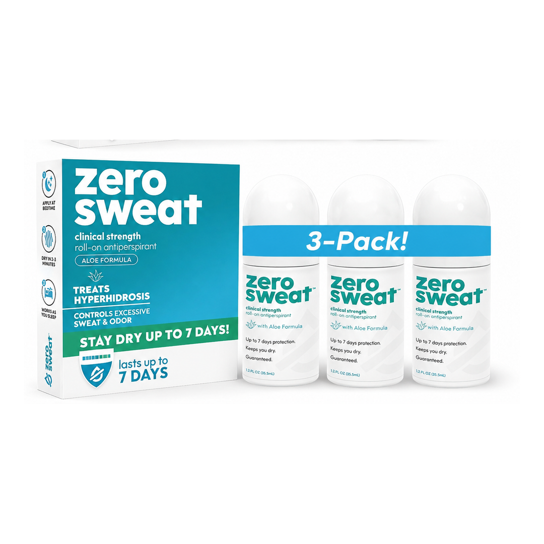 ZeroSweat Clinical Strength Antiperspirant for Sensitive Skin - Aloe Formula
