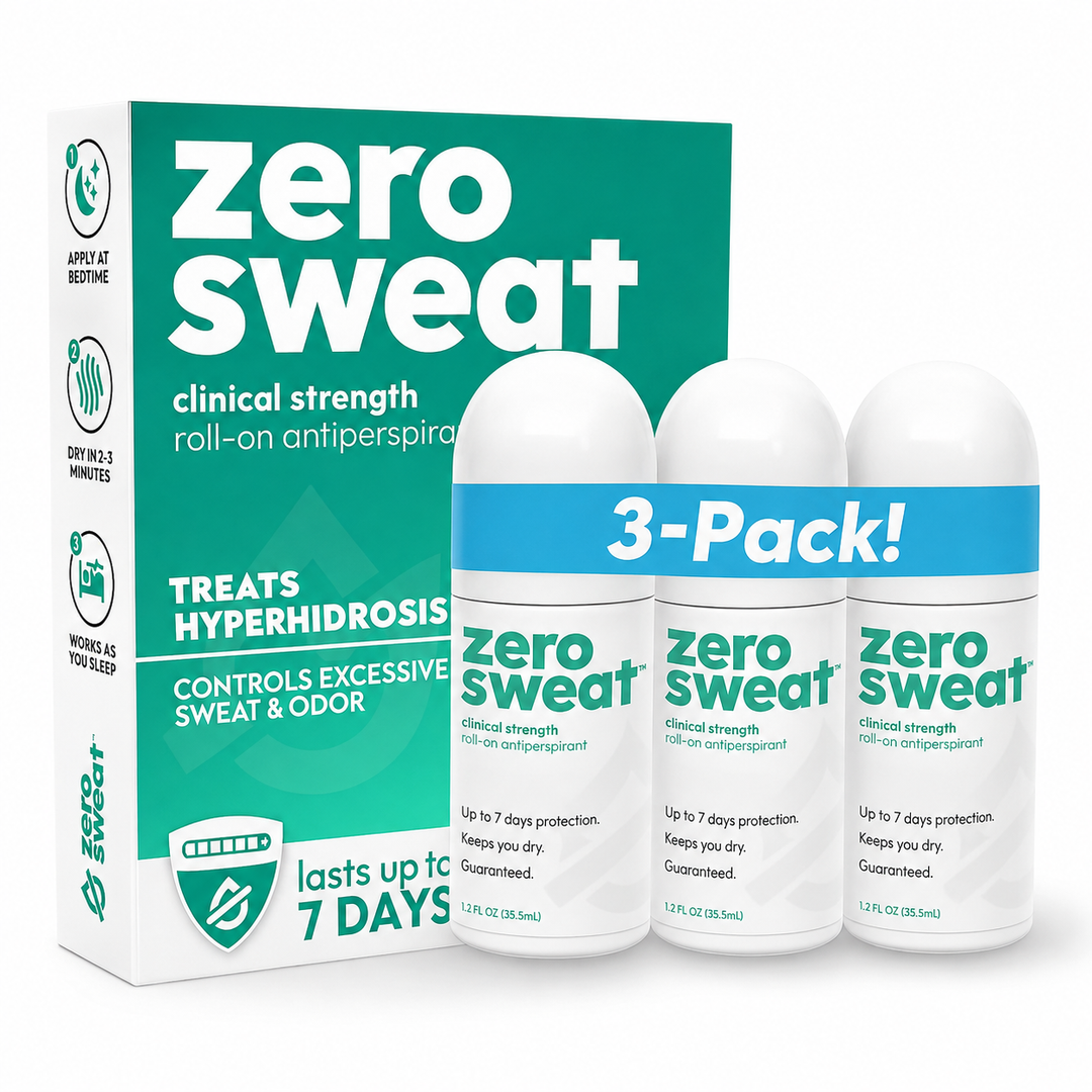 ZeroSweat Antiperspirant for Excessive Sweating and Hyperhidrosis - Original