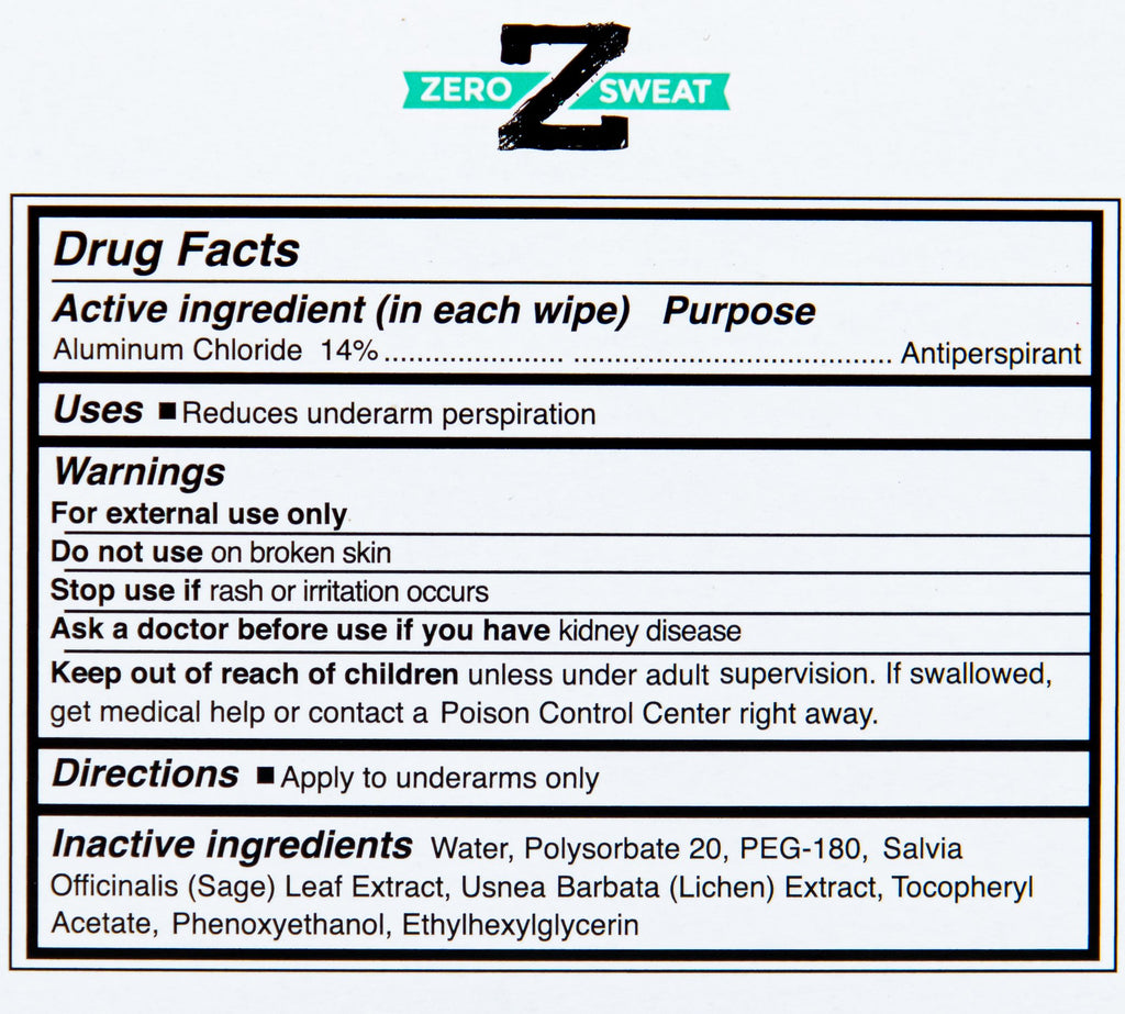 Clinical Strength Antiperspirant Wipes NEW AND IMPROVED