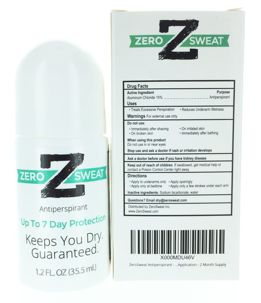 Antiperspirant For Hyperhidrosis Get ZeroSweat Products