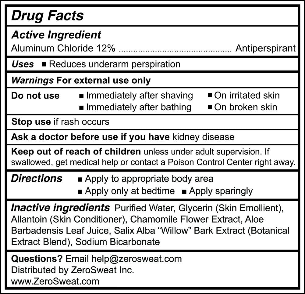 Antiperspirant For Hyperhidrosis Get ZeroSweat Products